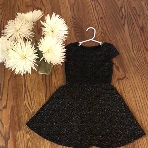 NWOT Black sparkle dress, very soft and adorable
